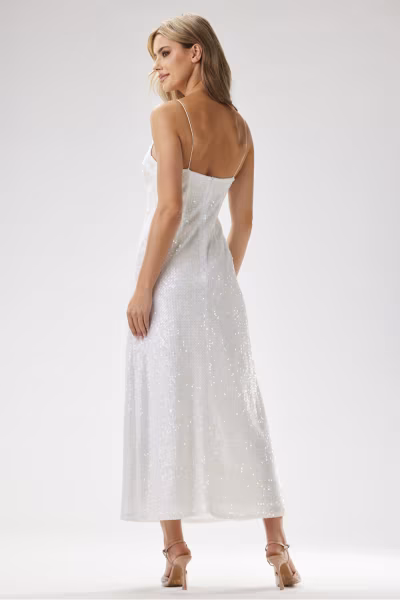 Sukienka Model A697 White - awama — zdjęcie 3