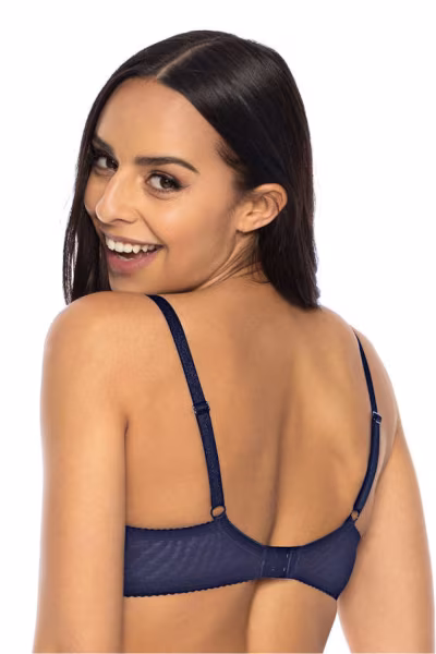 Biustonosz Soft Model Percy M-3530/2 Navy/Beige - Mat — zdjęcie 3