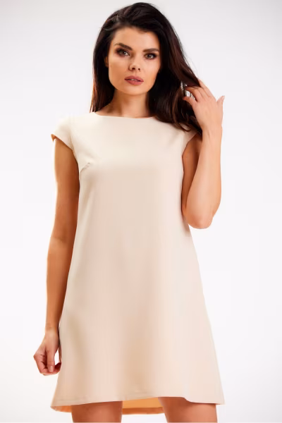 Sukienka Model A570 Beige - awama — zdjęcie 1