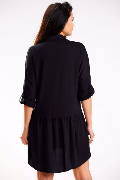 Sukienka Model A584 Black - awama — zdjęcie 3