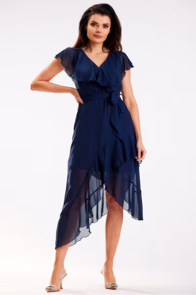 Sukienka Model A574 Navy - awama — zdjęcie 1