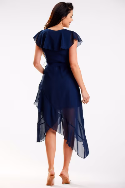 Sukienka Model A574 Navy - awama — zdjęcie 3