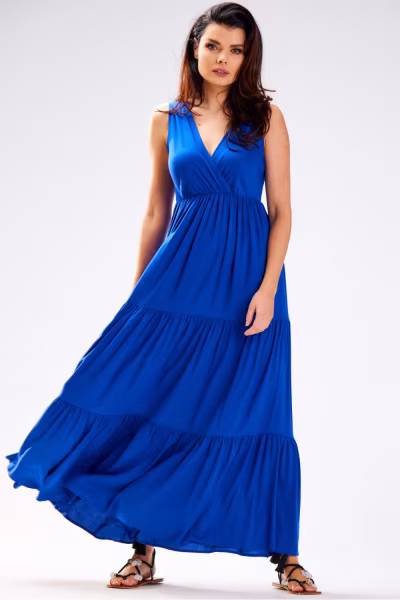 Sukienka Model A581 Blue - awama — zdjęcie 1