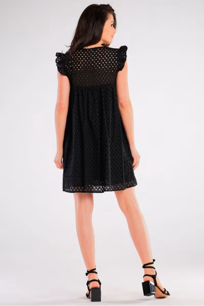 Sukienka Model A433 Black - awama — zdjęcie 3