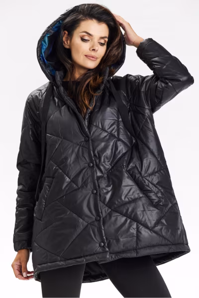 Kurtka Damska Model A687 Black - awama — zdjęcie 1