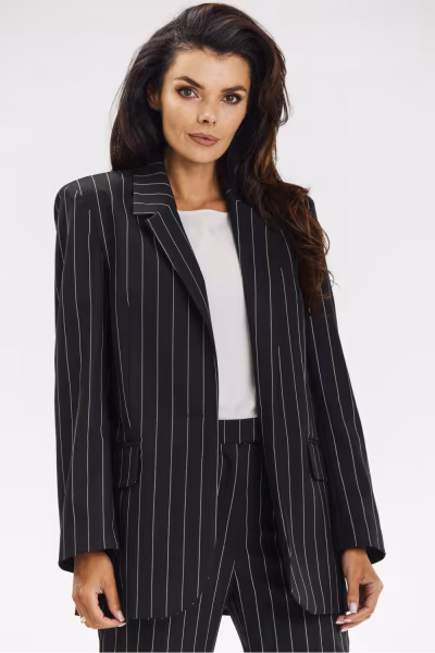 Żakiet Model A679 Black - awama — zdjęcie 1