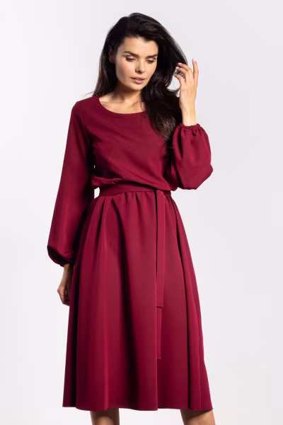 Sukienka Model A742 Claret - awama — zdjęcie 1