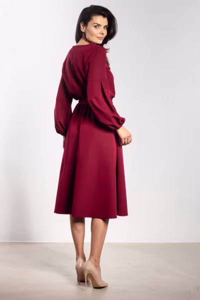 Sukienka Model A742 Claret - awama — zdjęcie 3