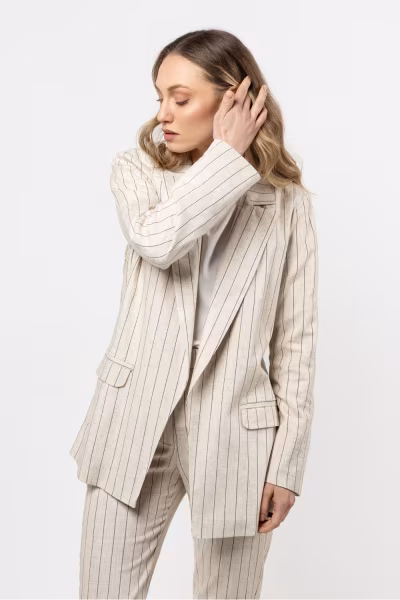 Marynarka Model A728 Mocca - awama — zdjęcie 1