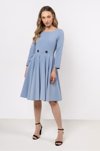 Sukienka Model A708 Brigth Blue - awama — zdjęcie 1