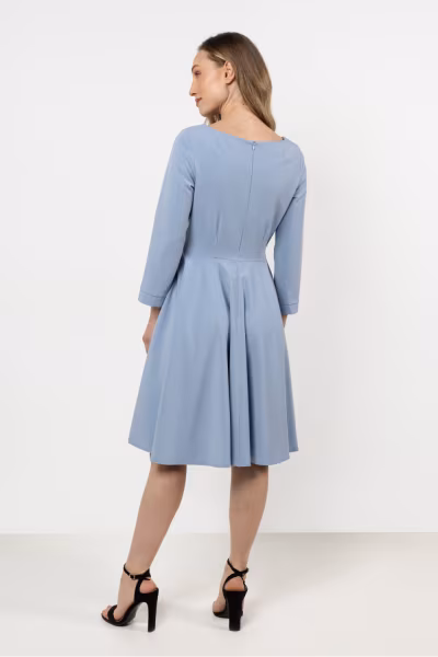 Sukienka Model A708 Brigth Blue - awama — zdjęcie 3