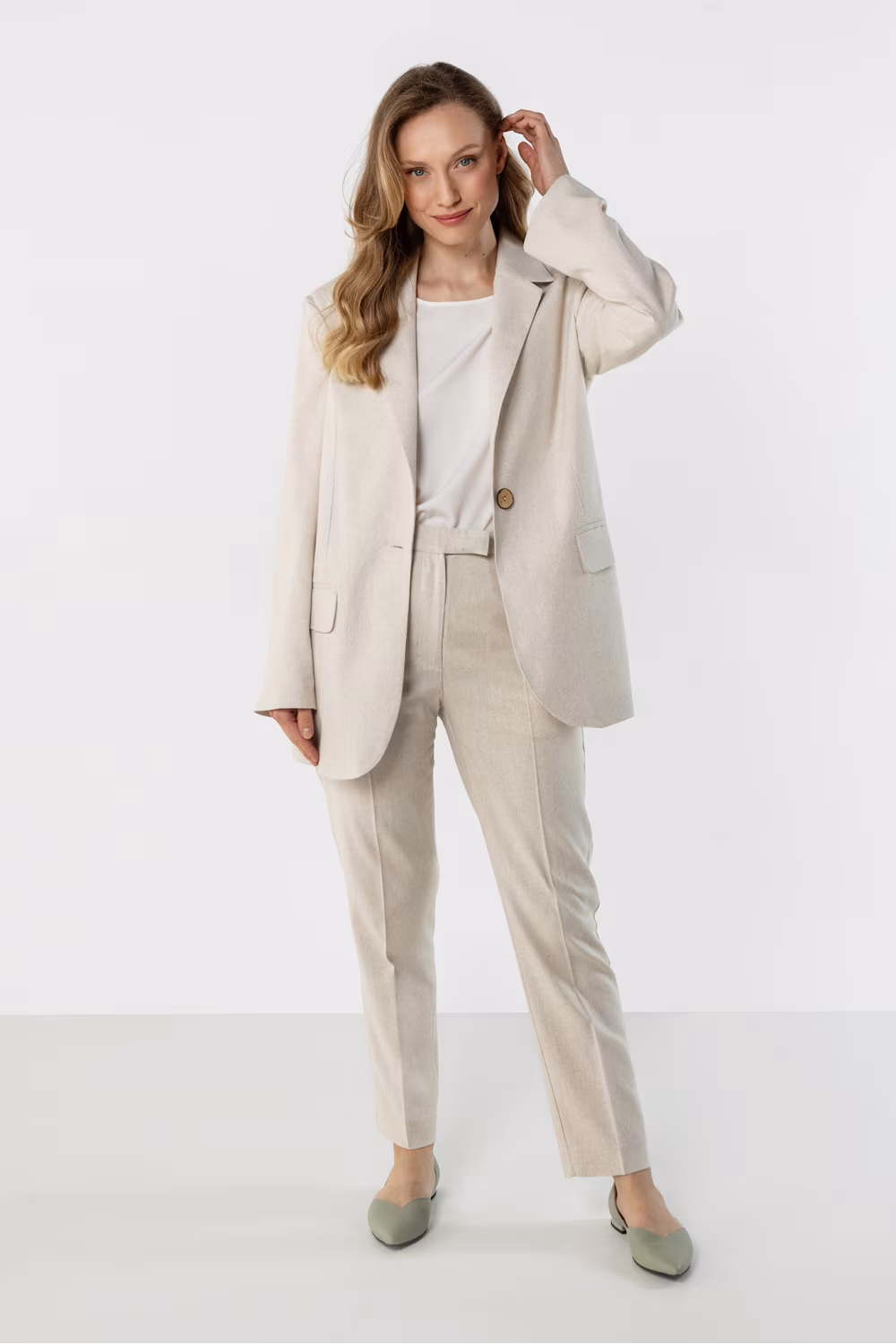 Marynarka Model A776 Beige - awama
