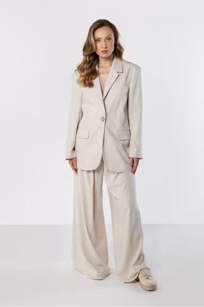 Marynarka Model A776 Beige - awama — zdjęcie 2