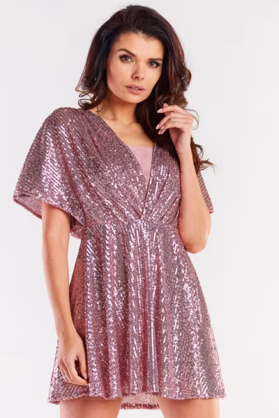 Sukienka Model A488 Pink - awama — zdjęcie 1
