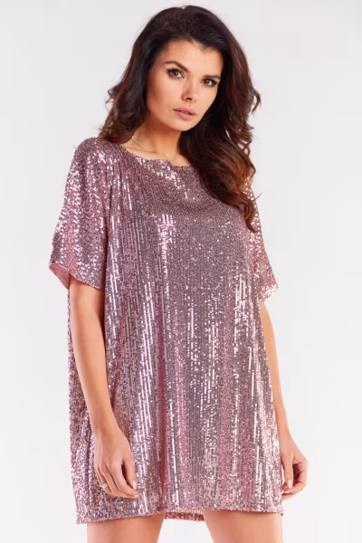 Sukienka Model A483 Pink - awama — zdjęcie 1