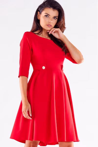 Sukienka Model A520 Red - awama — zdjęcie 1