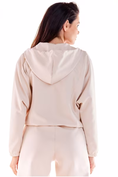 Bluza Damska Model A590 Beige - awama — zdjęcie 3