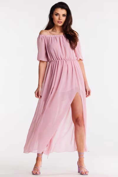 Sukienka Model A515 Powder Pink - awama — zdjęcie 1