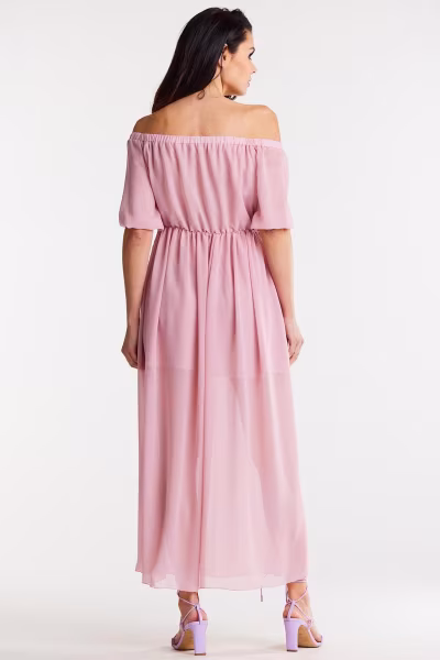 Sukienka Model A515 Powder Pink - awama — zdjęcie 3