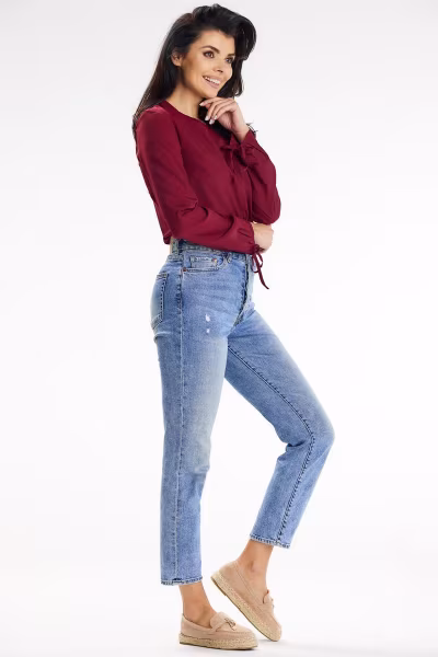 Bluzka Model A651 Claret - awama — zdjęcie 2