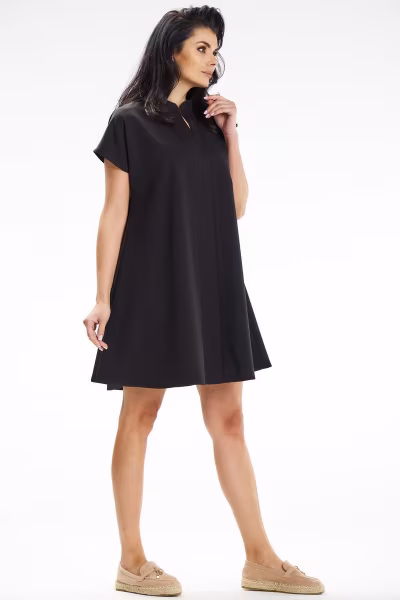 Sukienka Model A635 Black - awama — zdjęcie 3