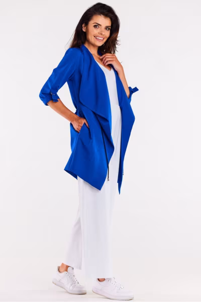 Żakiet Model A593 Blue - awama — zdjęcie 2