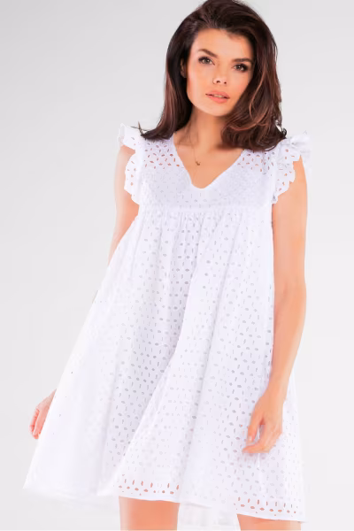 Sukienka Model A433 White - awama — zdjęcie 1