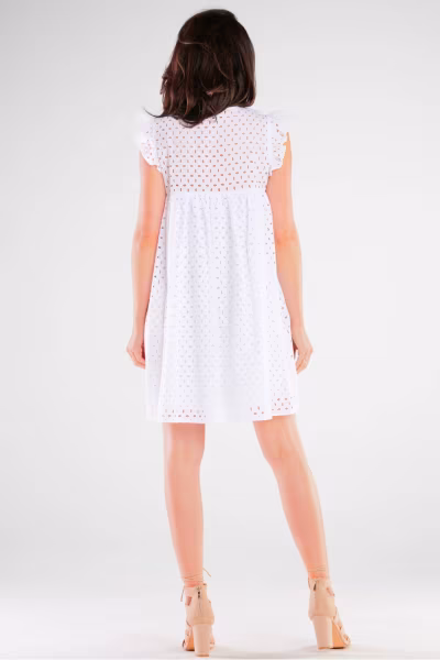 Sukienka Model A433 White - awama — zdjęcie 3