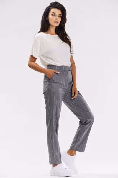 Spodnie Damskie Model A678 Grey - awama — zdjęcie 2