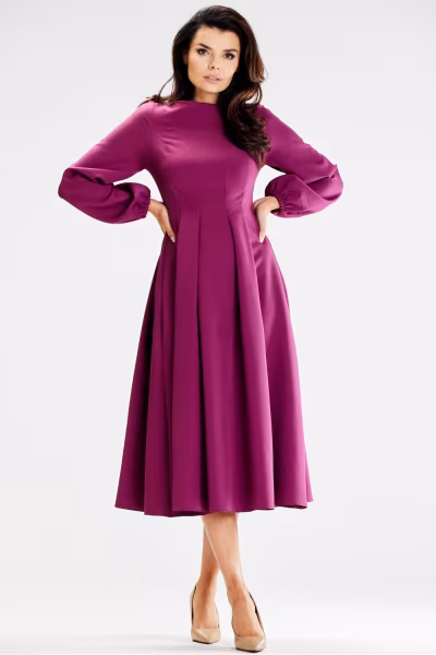Sukienka Model A595 Plum - awama — zdjęcie 1