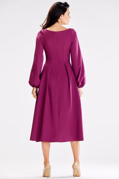 Sukienka Model A595 Plum - awama — zdjęcie 3