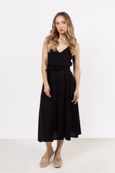 Spódnica Model A723 Black - awama — zdjęcie 1