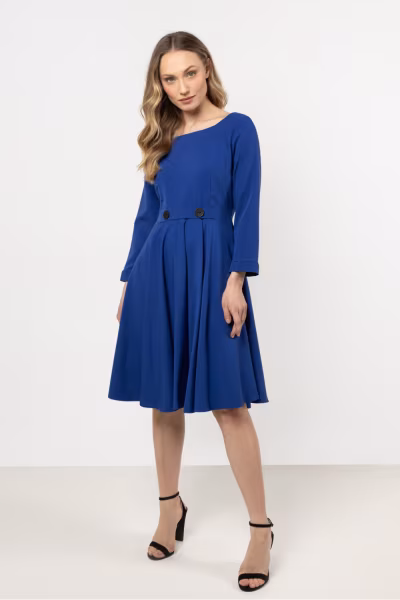 Sukienka Model A708 Blue - awama — zdjęcie 2