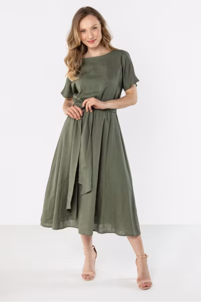 Sukienka Model A770 Khaki - awama — zdjęcie 1