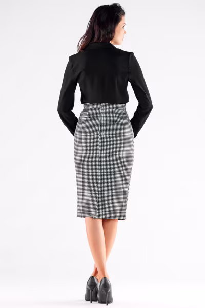 Spódnica Model A531 Houndstooth - awama — zdjęcie 3