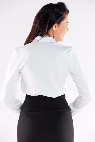 Koszula Damska Model A526 White - awama — zdjęcie 3