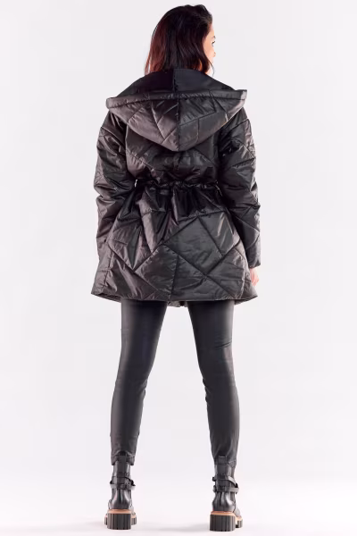 Kurtka Damska Model A540 Black - awama — zdjęcie 3