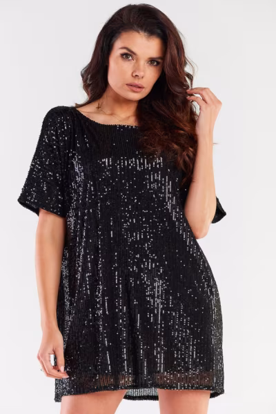 Sukienka Model A483 Black - awama — zdjęcie 1
