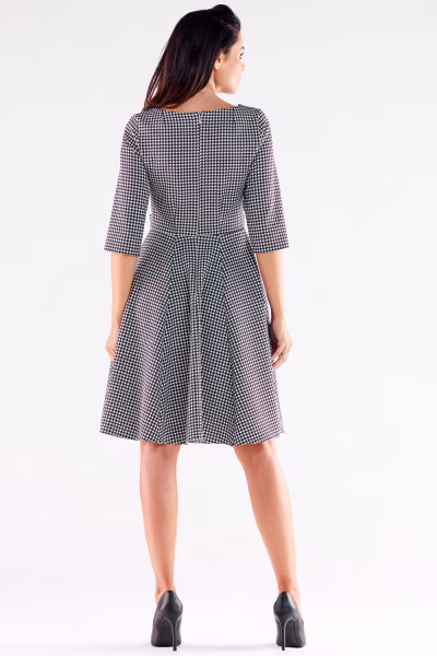 Sukienka Model A520 Houndstooth - awama — zdjęcie 3