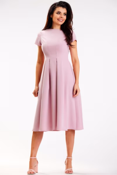 Sukienka Model A569 Dirty Pink - awama — zdjęcie 1