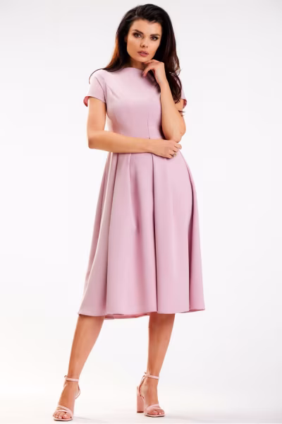 Sukienka Model A569 Dirty Pink - awama — zdjęcie 2
