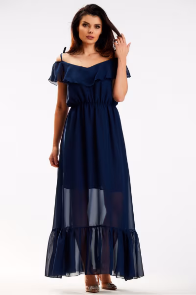 Sukienka Model A573 Navy - awama — zdjęcie 1