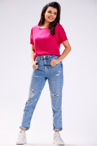 Bluzka Model A588 Fuksja - awama — zdjęcie 2