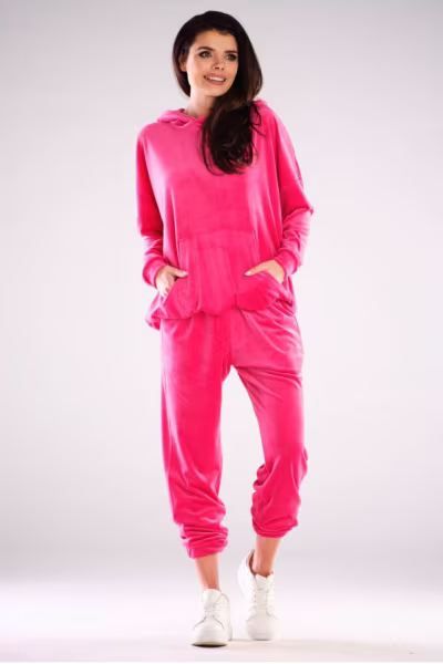 Bluza Damska Model A420 Pink - awama — zdjęcie 2