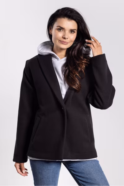Kurtka Damska Model A752 Black - awama — zdjęcie 1