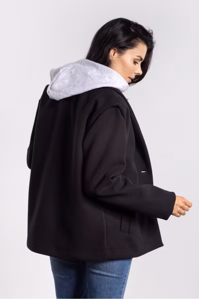 Kurtka Damska Model A752 Black - awama — zdjęcie 3