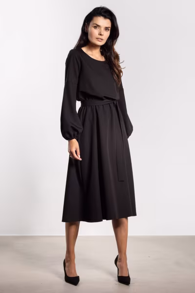 Sukienka Model A742 Black - awama — zdjęcie 2