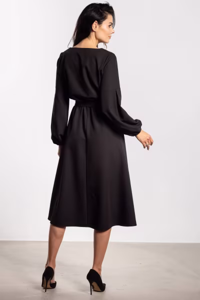 Sukienka Model A742 Black - awama — zdjęcie 3