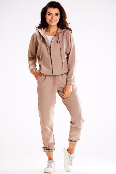 Bluza Damska Model A607 Latte - awama — zdjęcie 2