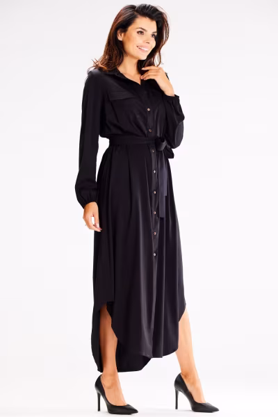 Sukienka Model A601 Black - awama — zdjęcie 2